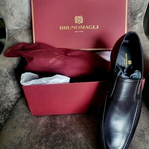 Brunomagli Italian leather man shoes